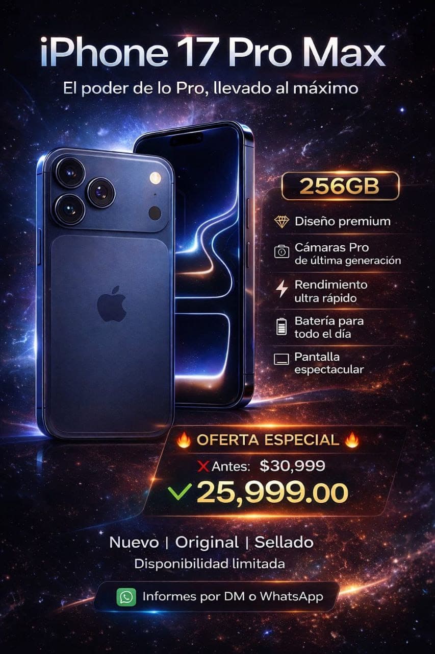 iPhone 17 Pro Max 256GB